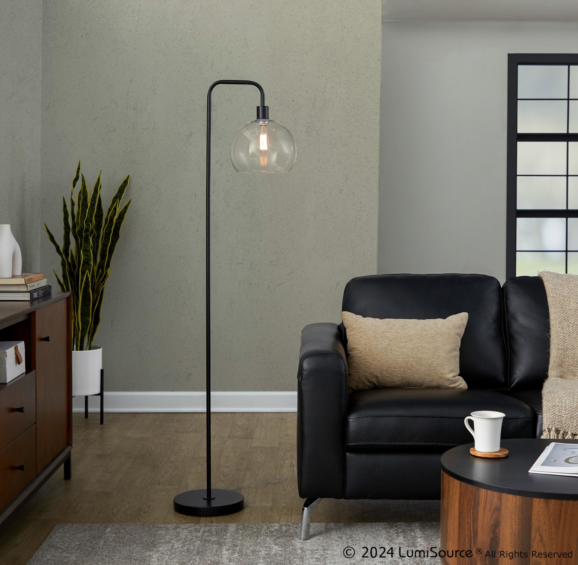 Metro 61" Metal Floor Lamp